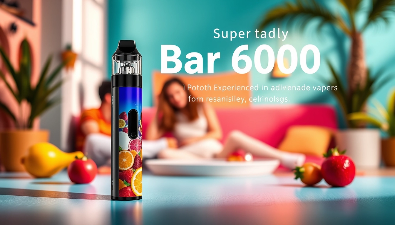 Feoba Big Bar 6000 Disposable Vape featuring advanced technology and various flavors for an enhanced vaping experience