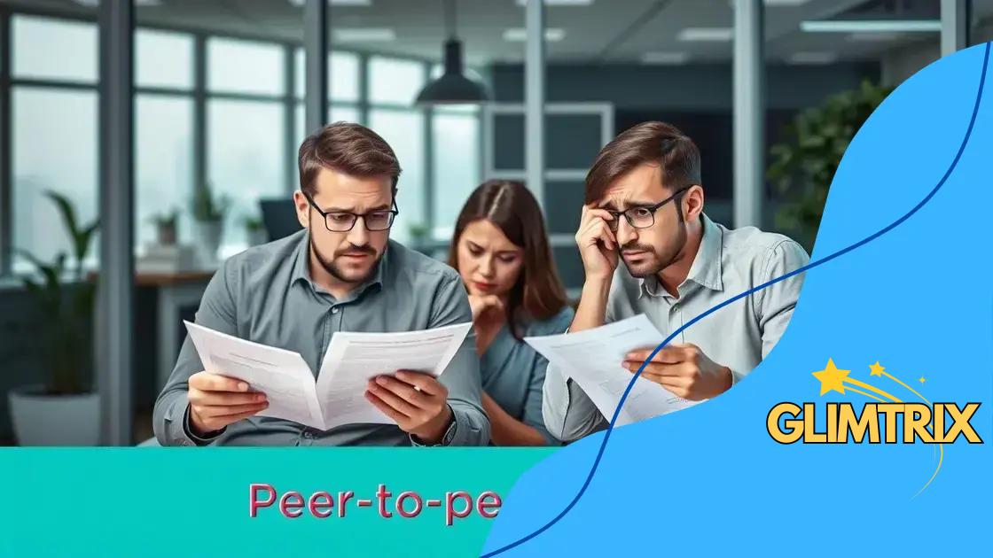 Risks associated with peer-to-peer lending