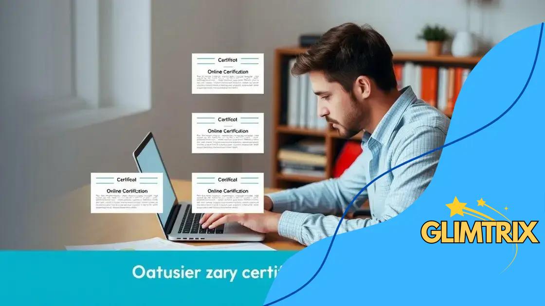 how to choose the right online certification