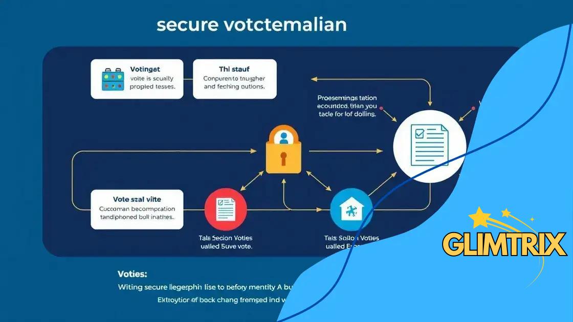Implementation of blockchain for secure voting