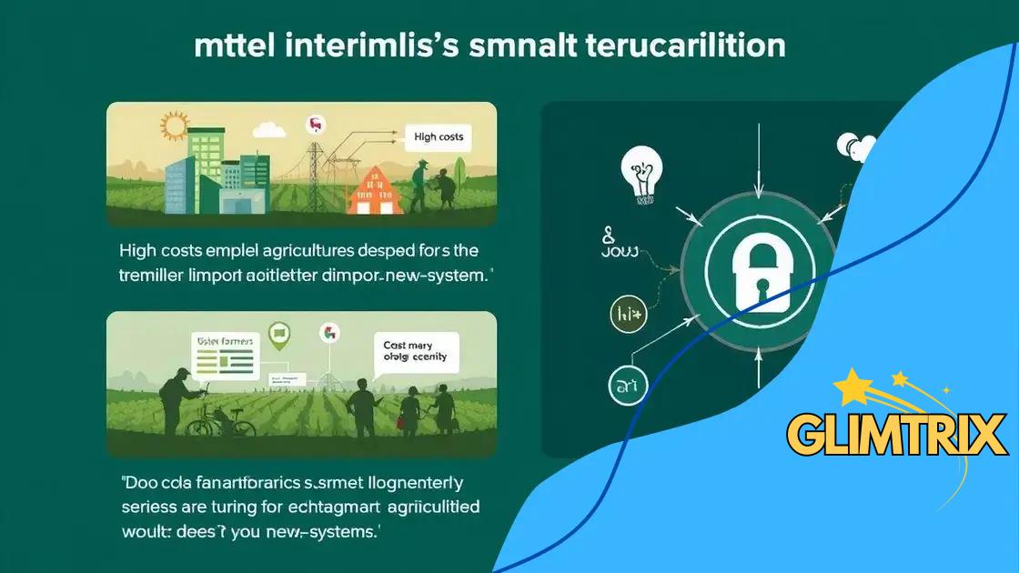 Challenges in implementing smart agriculture tech