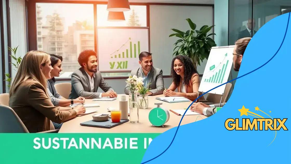 Benefits of sustainable investments