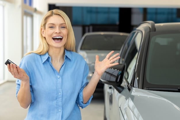 A split-screen image: on one side, a vehicle owner is happily receiving a 10% discount on a maintenance bill; on the other side, the same owner is receiving additional savings through a bundled service package. The text overlay reads 