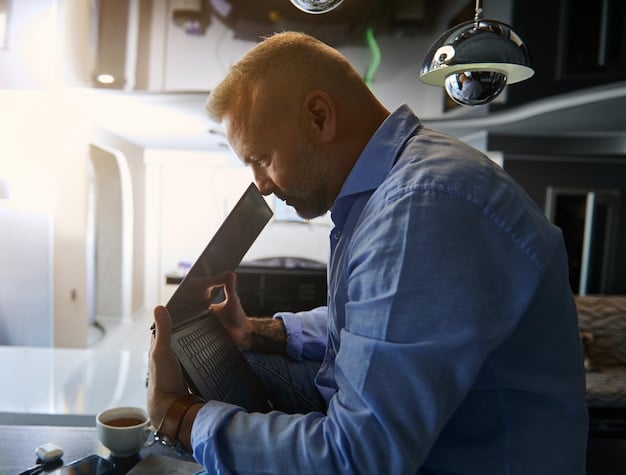 A mechanic in a well-lit garage performing a multi-point inspection on a vehicle, focusing on the engine bay, with diagnostic tools visible. The setting is clean and professional.