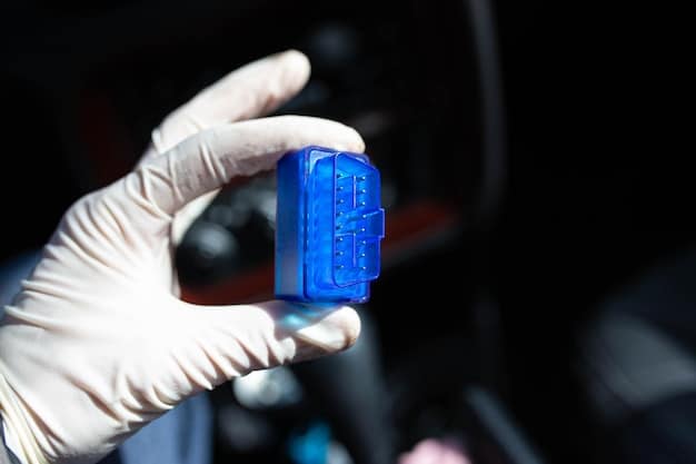 A close-up shot of a microchip being installed in a car's electronic system, symbolizing the easing of supply chain issues that have plagued the automotive industry. This image visualizes one of the key drivers behind the US Auto Sales Surge 8% in First Quarter of 2025: What's Driving the Growth?.