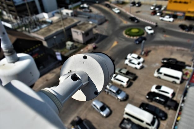 A close-up shot of an autonomous vehicle's sensor suite, including lidar, radar, and cameras. The image highlights the complex technology that enables self-driving capabilities and relates to the topic of Are Autonomous Vehicles Finally Here? Latest Updates on Self-Driving Car Regulations in the US.