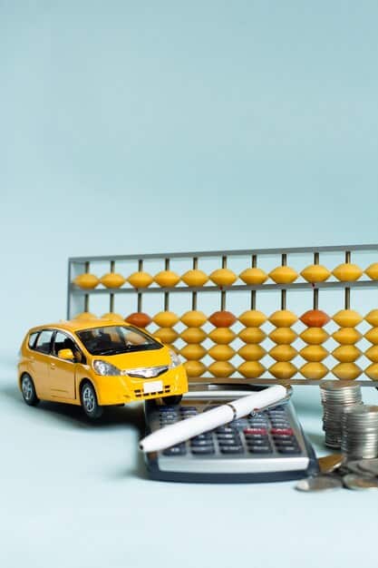 A split image contrasting the cost and time investment of maintaining a car with wax versus ceramic coating. On one side, there are multiple wax containers, applicator pads, and a clock showing frequent reapplication. On the other side, a single bottle of ceramic coating and a calendar indicating long-term protection. This visually represents the cost and time savings of Ceramic Coating vs. Wax: Which Protects Your Car's Paint Longer in 2025?.