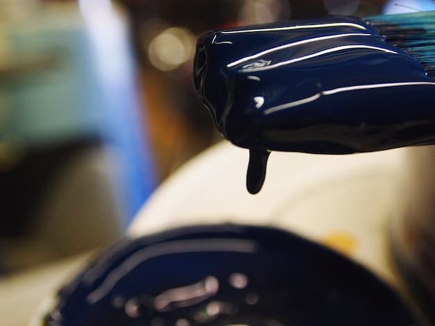 A close-up shot of a car's surface after paint correction and waxing. The paint is smooth and reflective, with no visible swirl marks or scratches. The image highlights the transformative effect of professional car detailing on the vehicle's appearance, focusing on how Car Detailing for Resale: How to Increase Your Car's Value by 15%.
