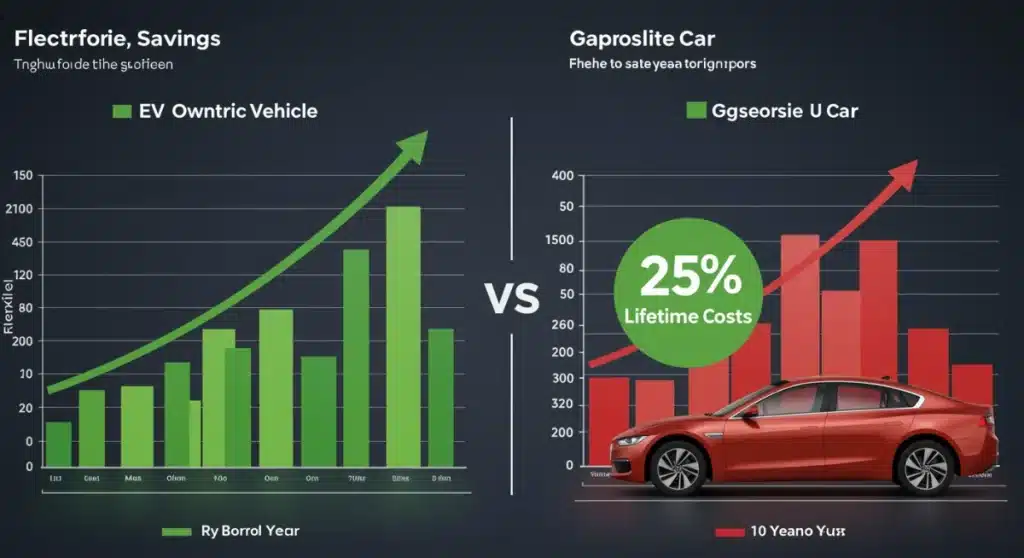 Calculating 2025 EV Total Cost of Ownership: 25% Lower Than Gasoline Cars