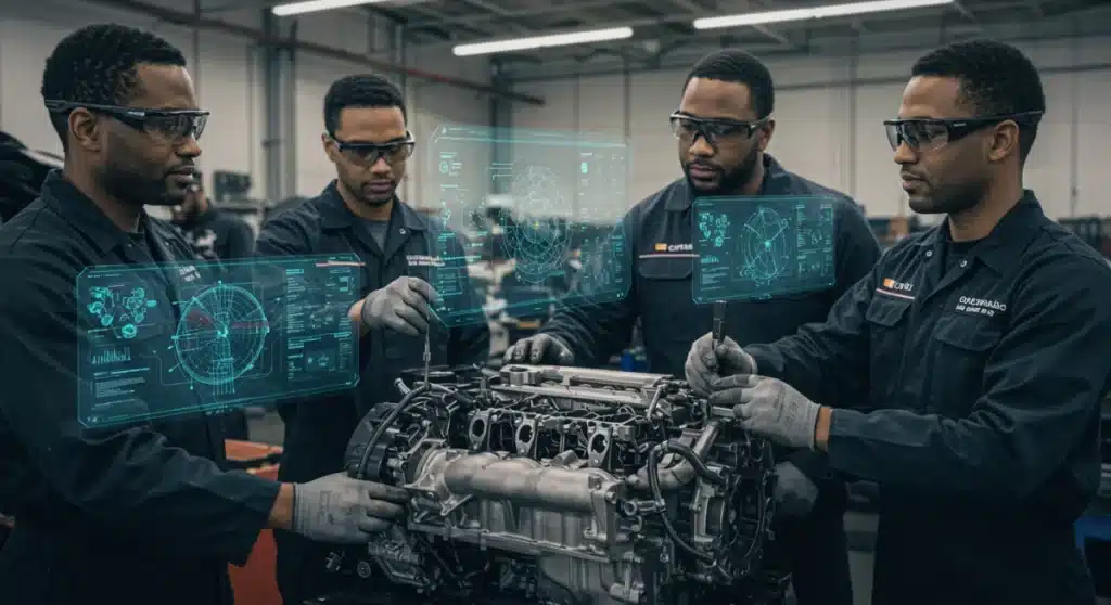 Augmented Reality in Automotive Maintenance: Streamlining US Technician Training by 30% by 2025