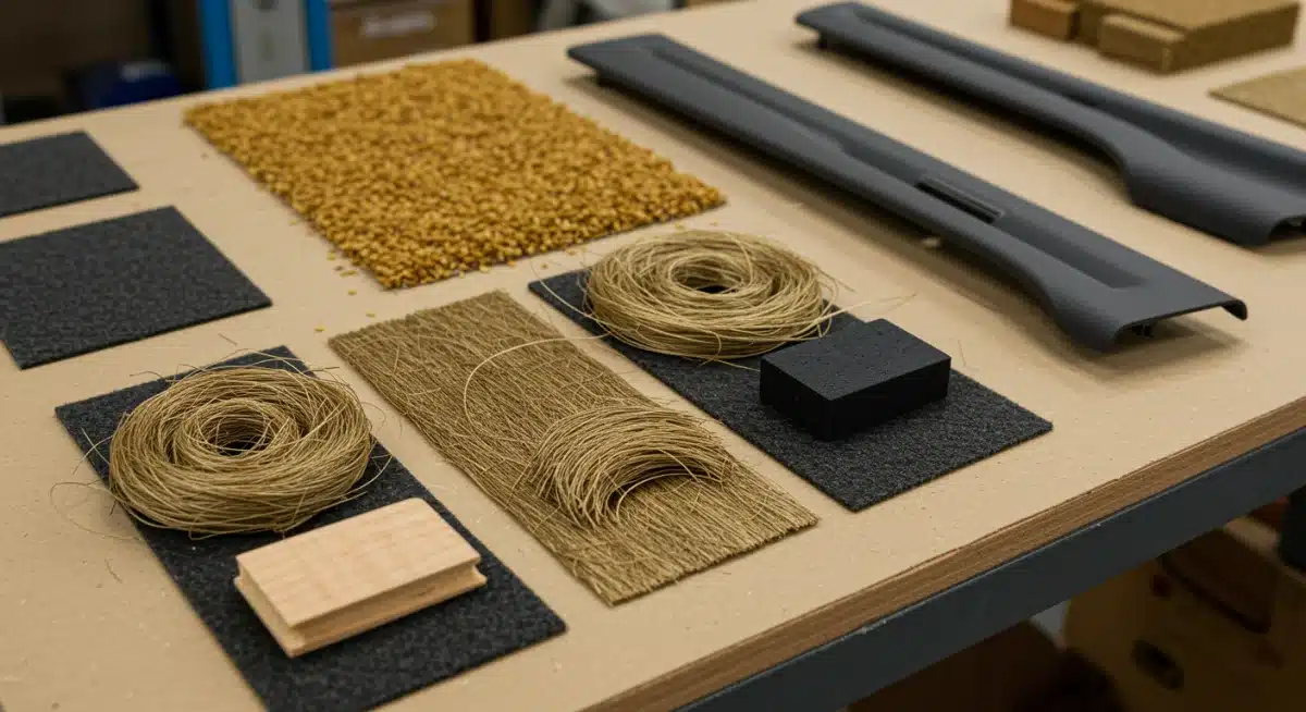 Bio-based composite materials for car interiors