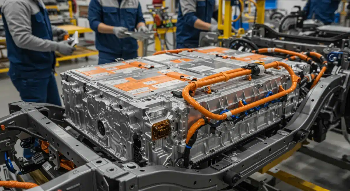 Electric vehicle battery manufacturing and installation in the US