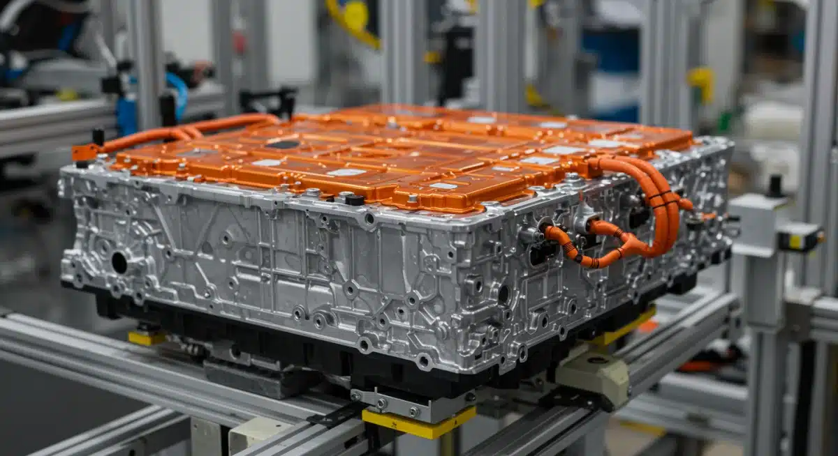 Advanced EV battery pack assembly with focus on safety features