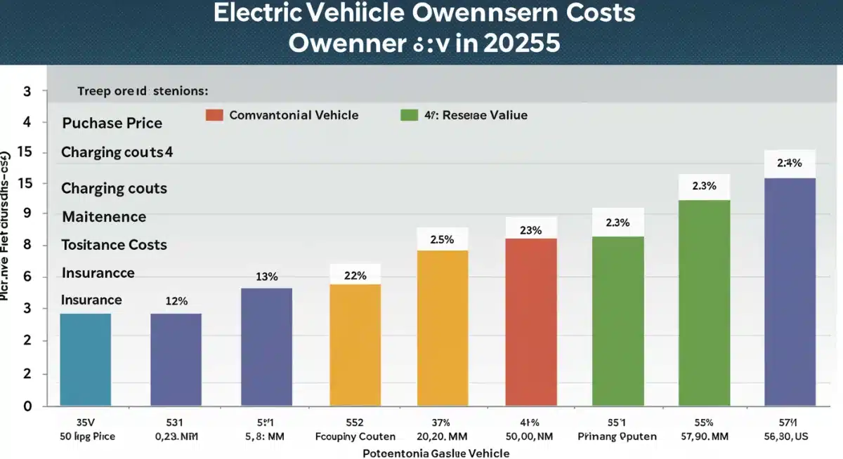 Detailed breakdown of 2025 EV versus gasoline car ownership costs