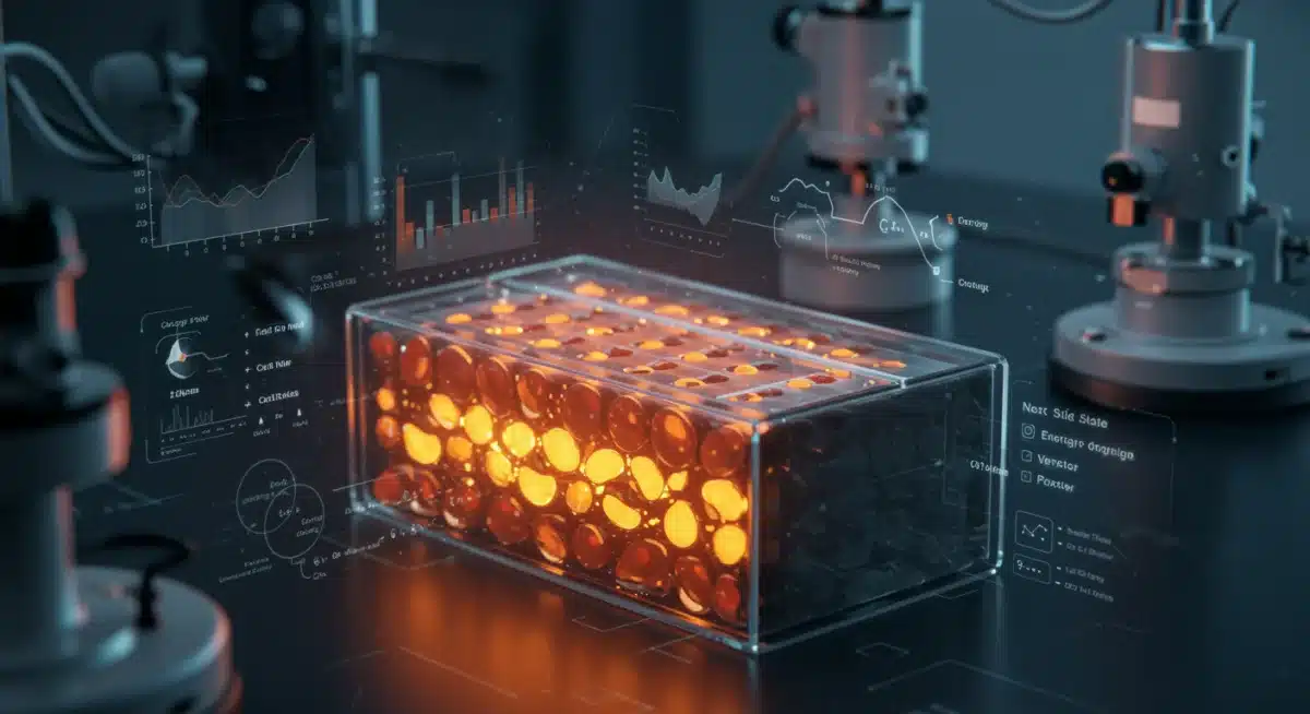 Next-generation solid-state battery cell with enhanced energy density for EVs.